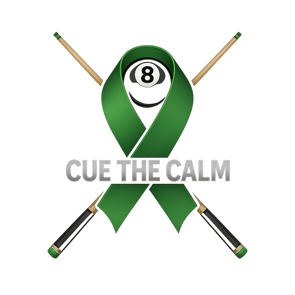 Cue the Calm logo